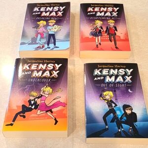 Kids books, Kenny & Max, set of 4 books